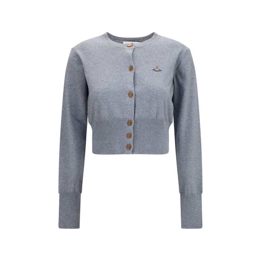 Vivienne Westwood Gray Cotton Women's Cardigan